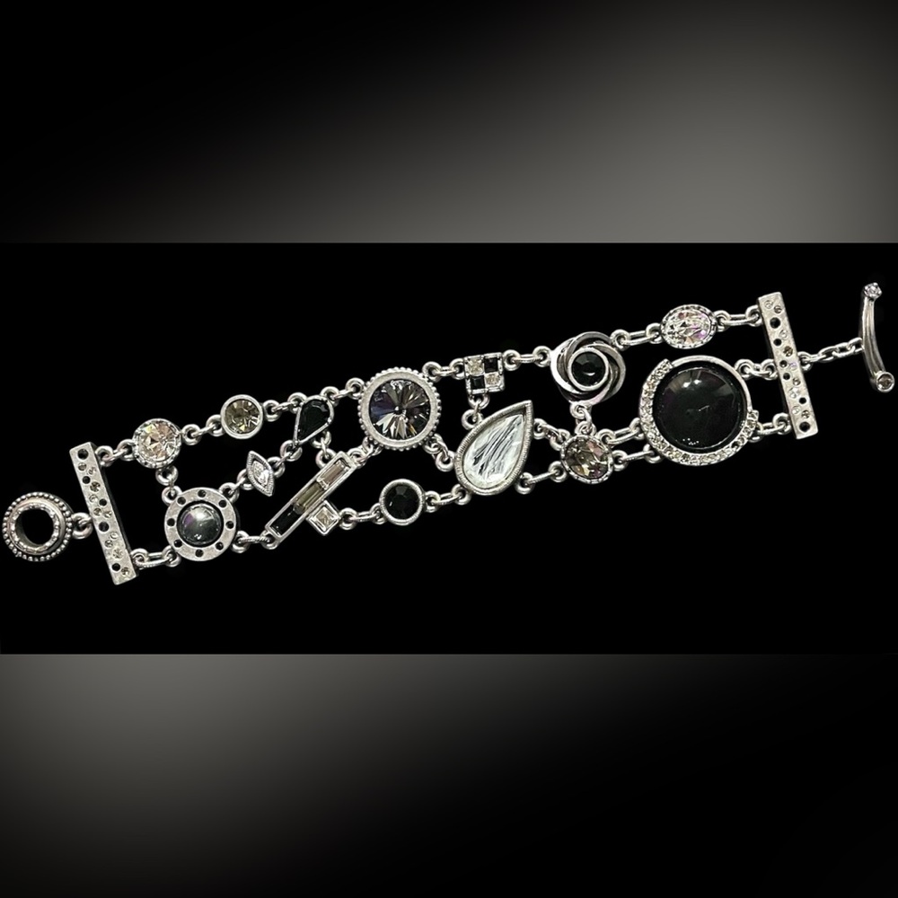 PATRICIA LOCKE COMPOSITION BRACELET IN ‘BLACK & WHITE’ COLOR STORY (2012)